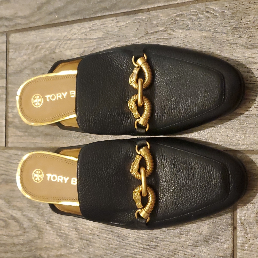 Tory Burch Jessa Mule Black - Size 9.5